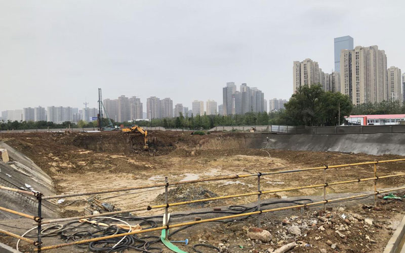 長沙雨花區(qū)花候小學基坑監(jiān)測工程